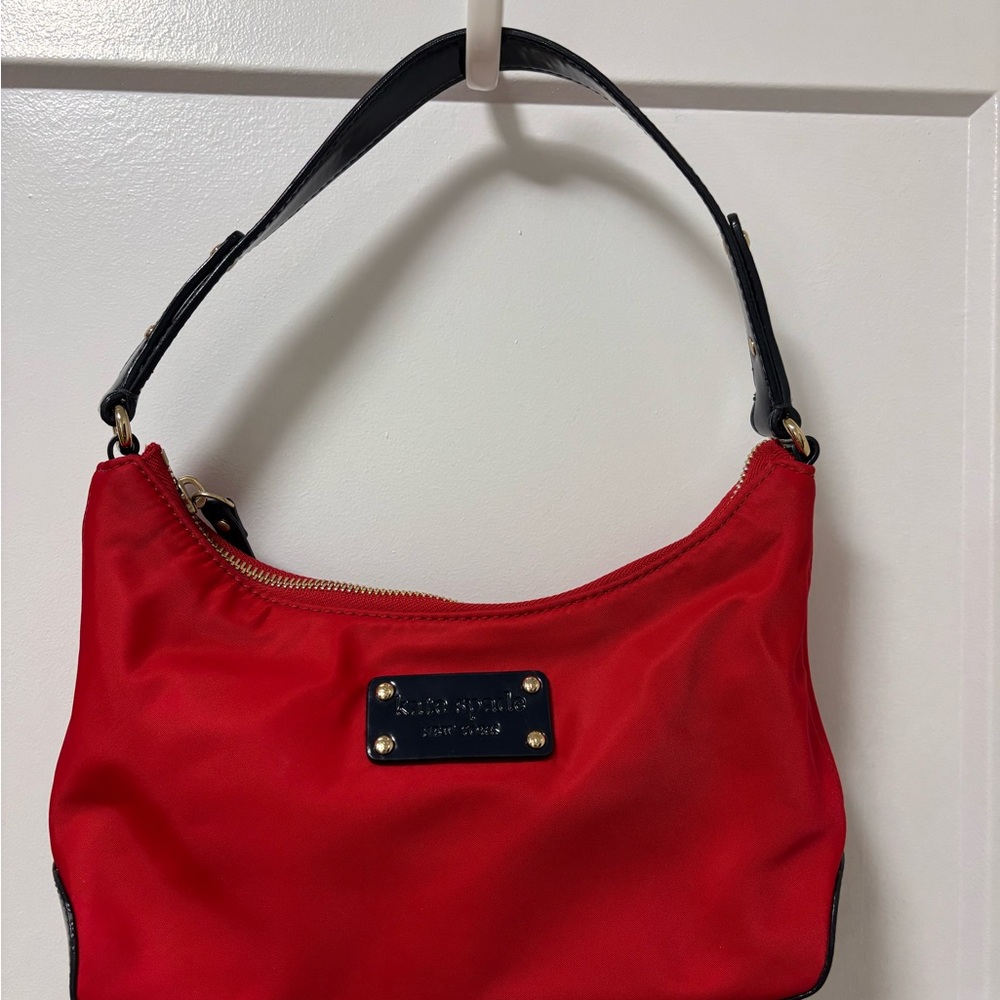 Kate Spade Red and Black Shoulder Bag